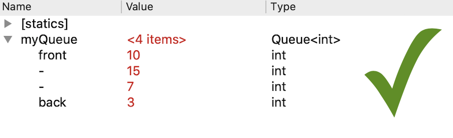 screenshot of debugger with helper configured