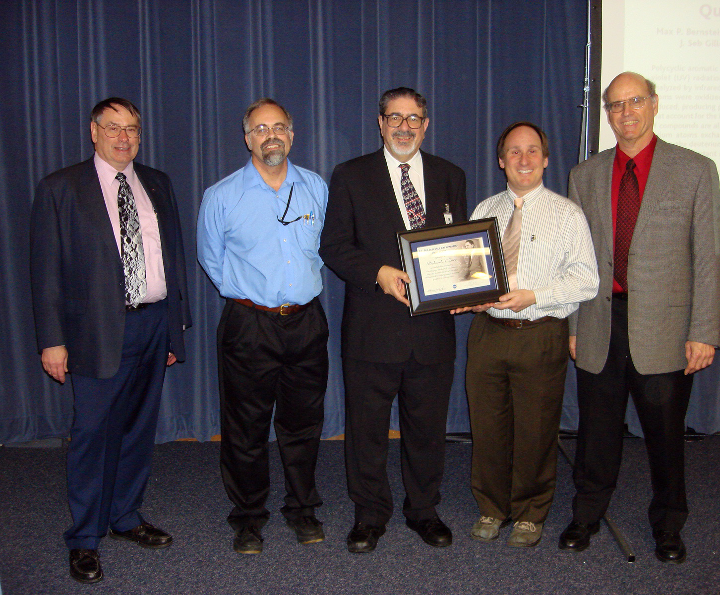 group shot Allen Award