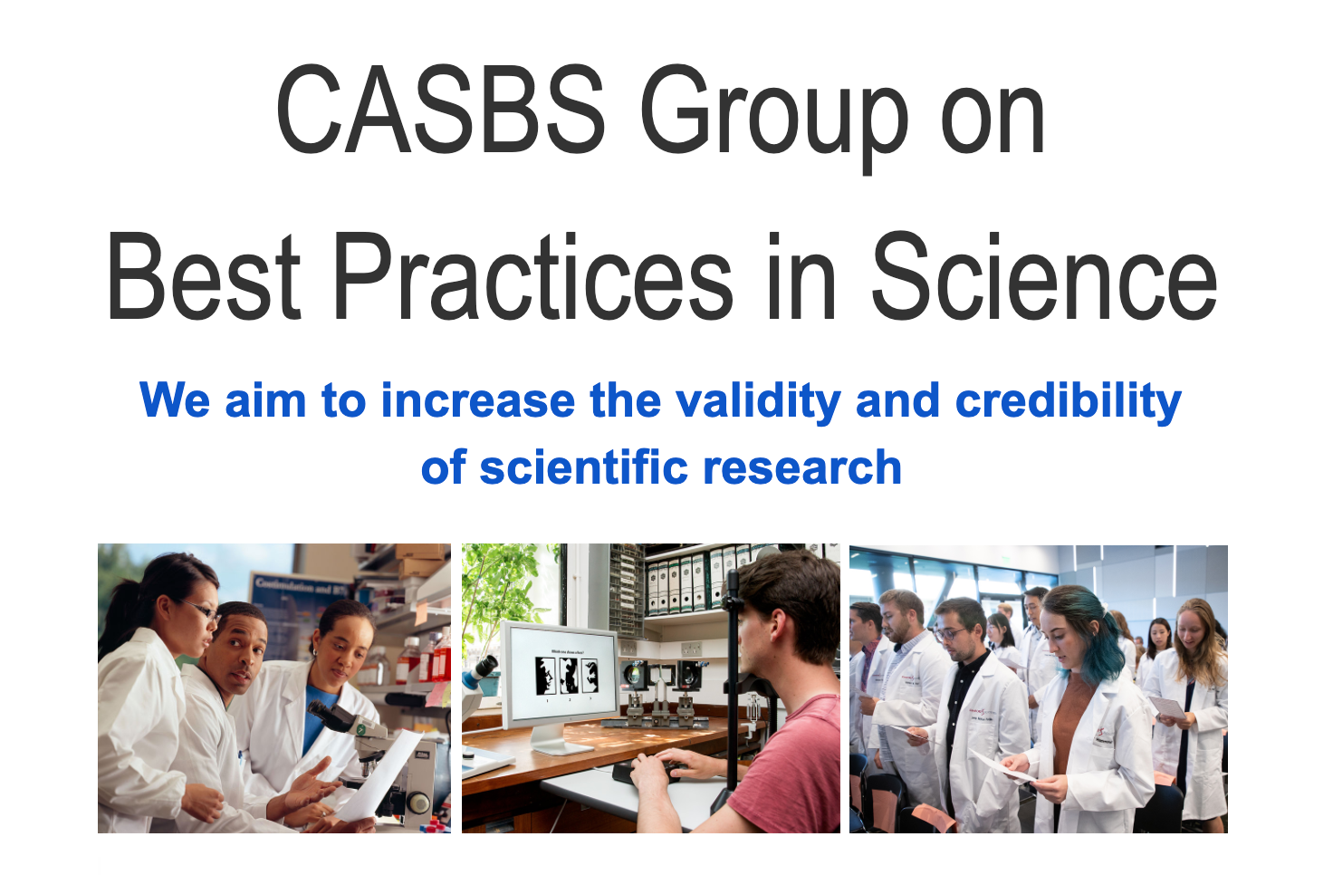 Best Practices in Science