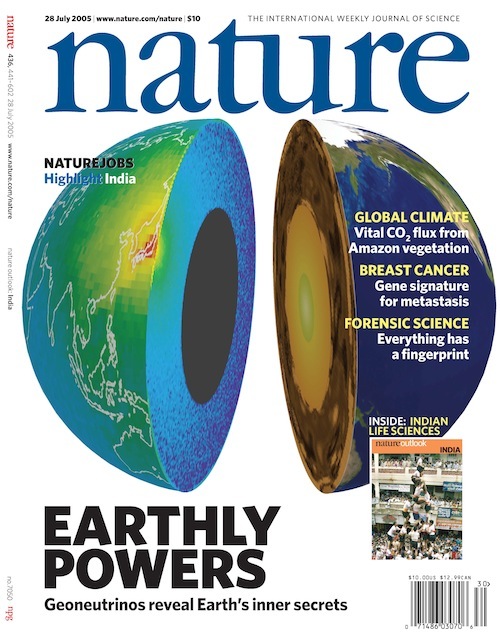 Nature Magazine cover image