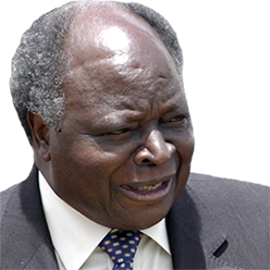 Mwai Kibaki, president of Kenya