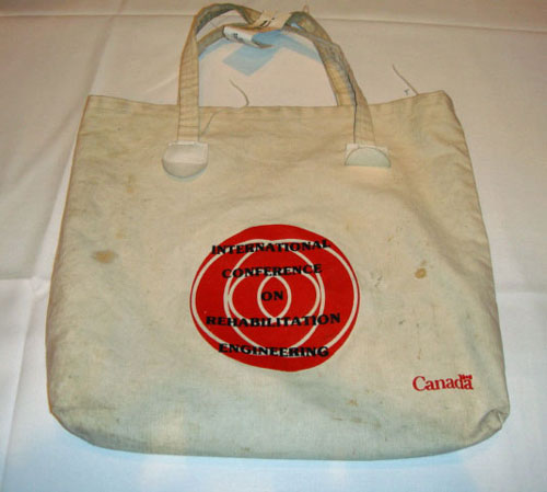 photo of ICRE conference bag - front