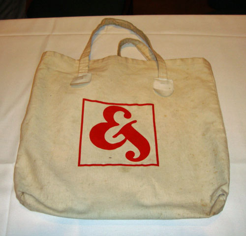 photo of ICRE conference bag - back