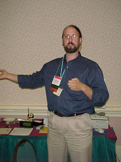 Kirk Siqveland makes a point