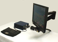 Photo of Eye Gaze setup