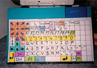 Photo of original Unicorn membrane keyboard