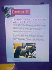 Photo of text portion of display