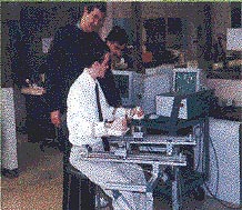 photo of stroke therapy machine