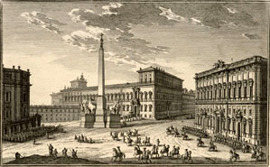 Plate 61 with obelisk