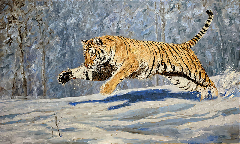 Siberian Tiger by Linda Besse