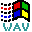 WAV download button