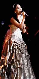 Photo of Agnes Chan singing