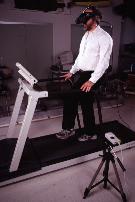 photo of subject undergoing VR intervention