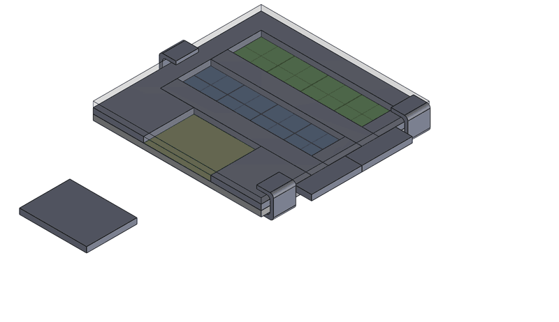 Ant enclosure during loading