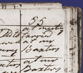 Image of old handwritten text from _A Midwife's Tale_