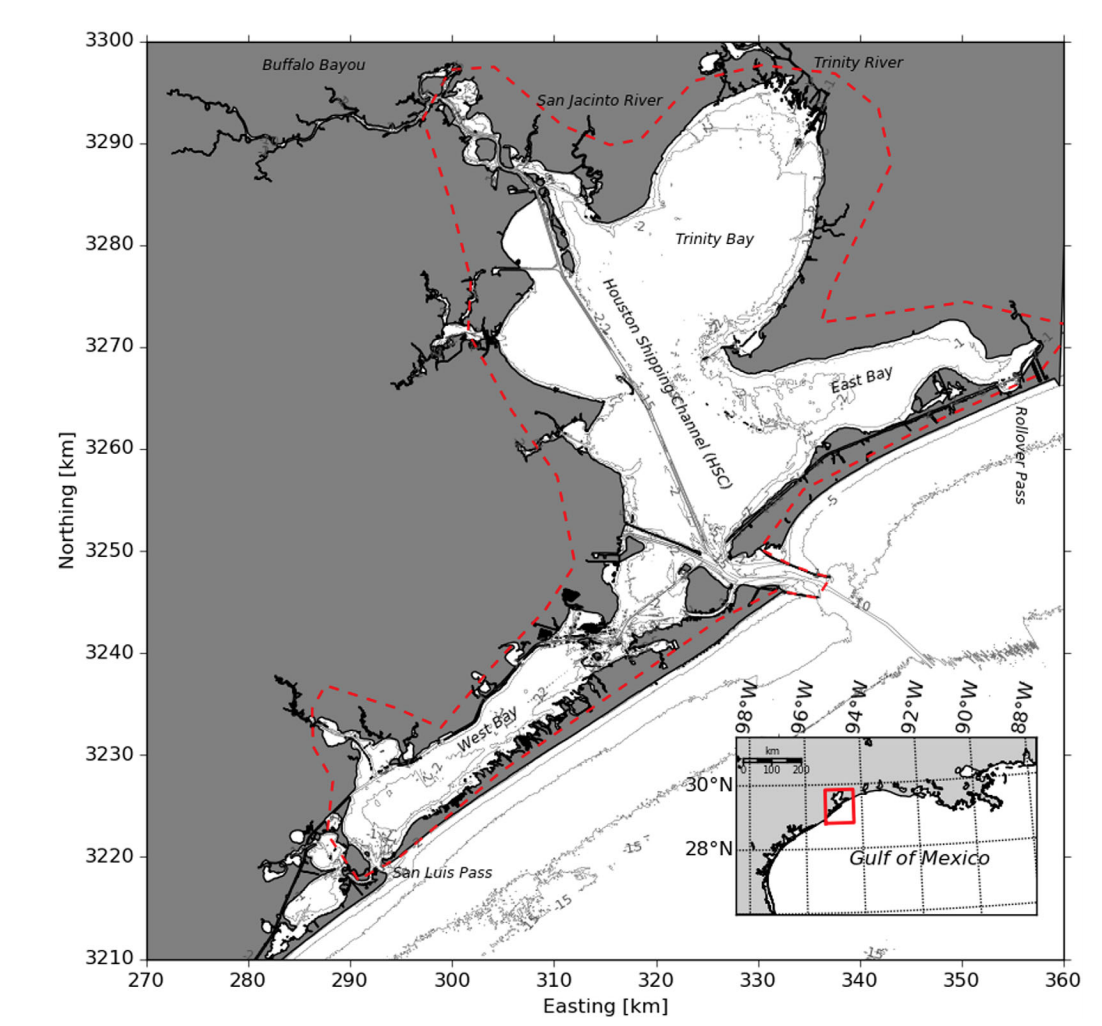 Galveston Elevation Map