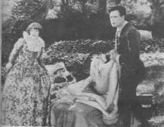 Norma Talmadge and Conway Tearle in a scene from Ashes of Vengeance