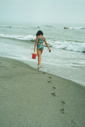 [Footprints in the sand]