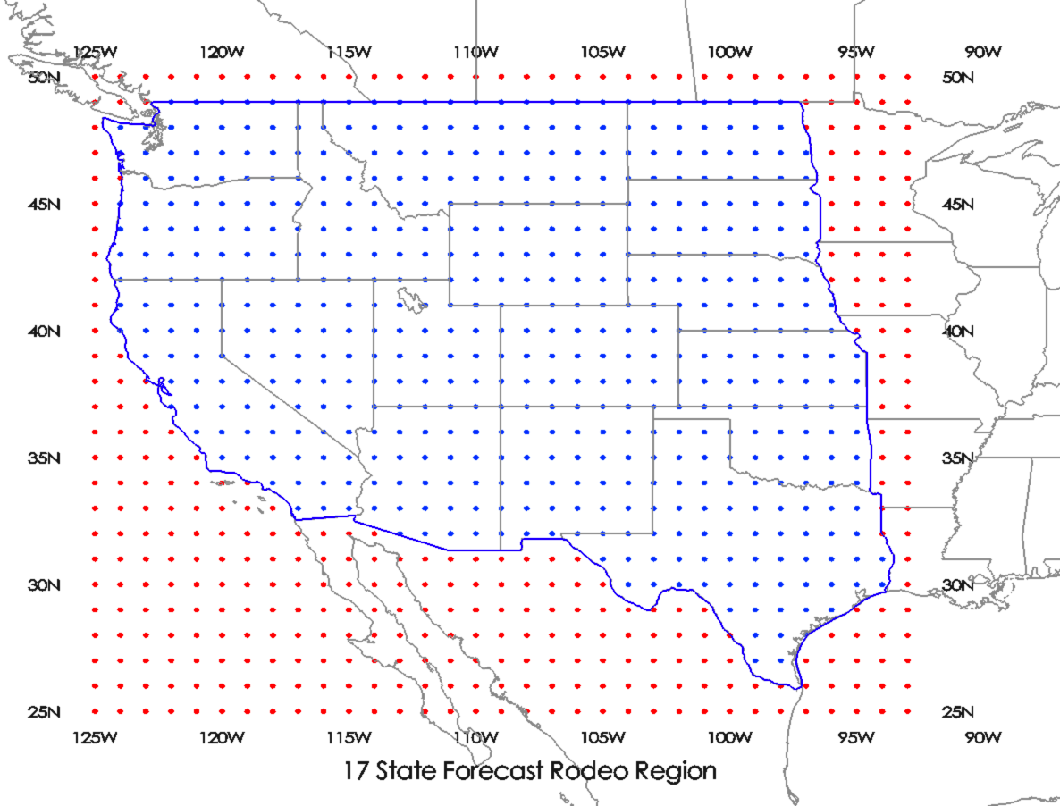 Subseasonal Climate Forecast Rodeo domain