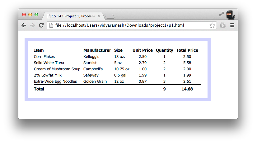 Windows screenshot for Problem 1b