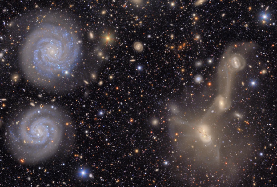 Cosmic Abundance: part of Rubin Observatory's First Look view of the Virgo Cluster