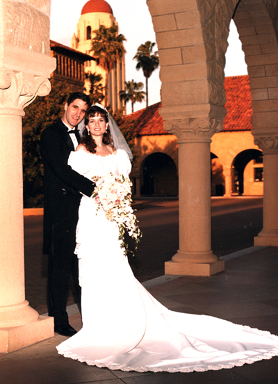 front of Hoover tower