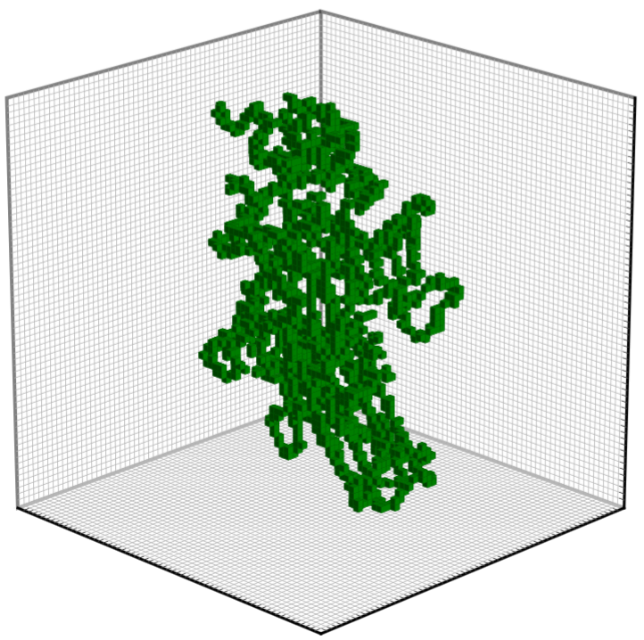 Voxel representation of 2Q3Z