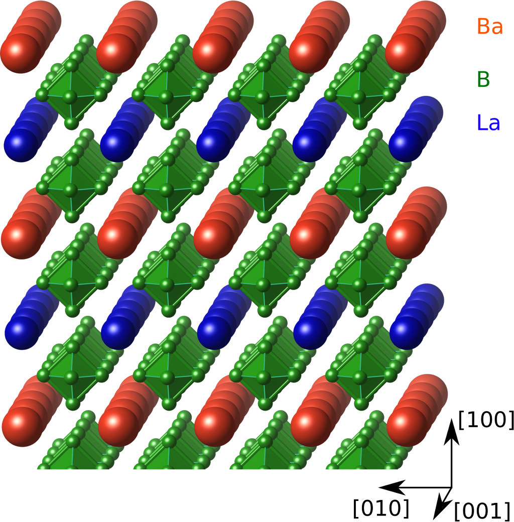 La-Ba boride heterostructure.