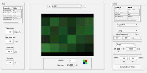 Calculate sensor conversion matrices for a surface reflectance chart.