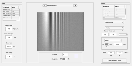 Illustrate sensor aliasing using a monochrome sensor
